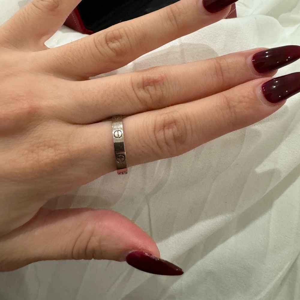 Cartier Love Ring Thin Size 7